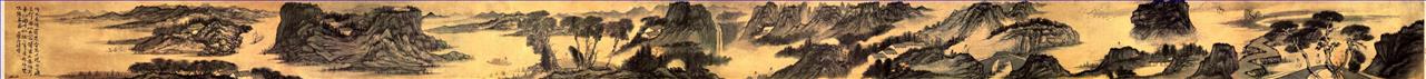 Shitao landscapes old China ink Oil Paintings